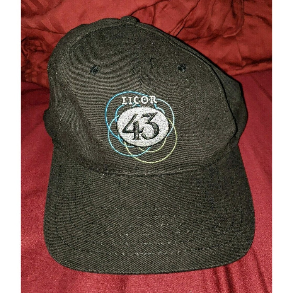 Licor 43 Cuarenta Y Tres Strapback Hat Cap Black Advertising Alcohol Liqueur EUC